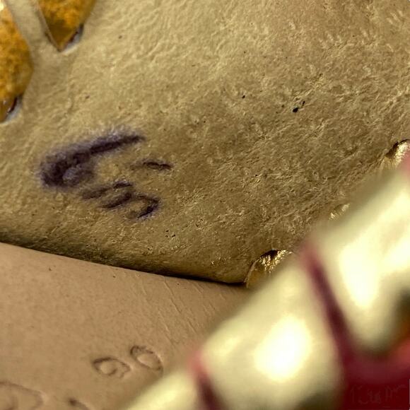 Jack Rogers Women’s Red Leather Slip On Thong Sandals Size US 6 - Picture 10 of 10